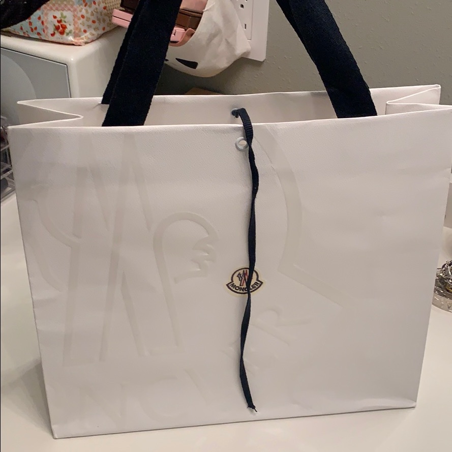 Authentic Moncler Shopping Bag